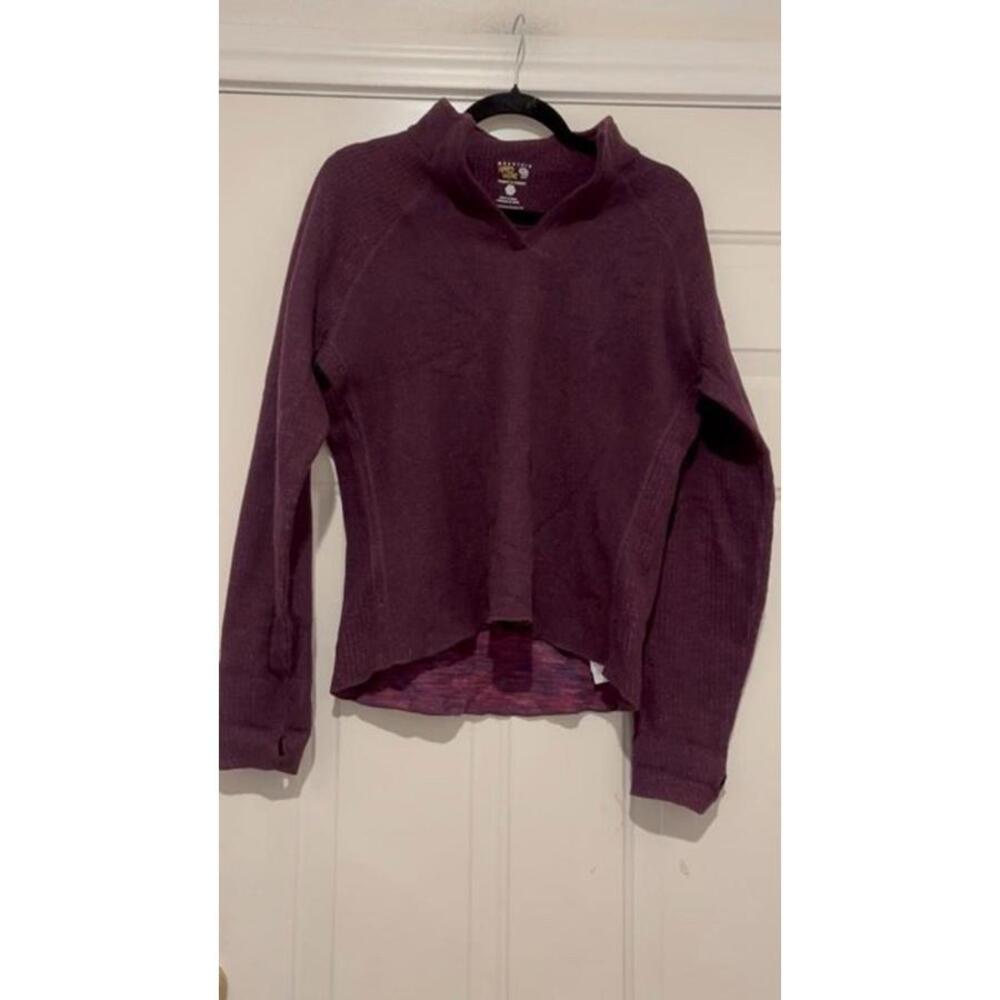 Kensey women's maroon cardigan sweater/jacket open front sz XS #1450